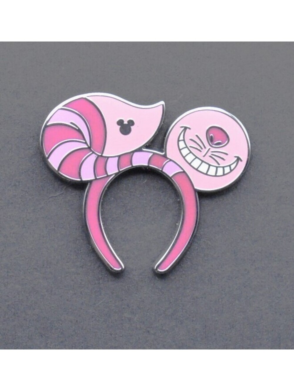 Disney DLR Alice In Wonderland Cheshire Cat Earbands Hidden Mickey 2025 Pin (C6)